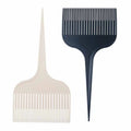 Professional Fashion Portable Plastic Parting Comb Wide Tooth Barber Tools Salon Hair Styling Accessories Commercial Use
