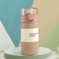 FX Factory Grey Color Stainless Steel Mini Portable Pocket Tumbler Leak-Proof 12-24hr Thermal Insulation Lovely Gift Bounce Lid