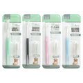 Factory Wholesale Eight Types Heads 2 in 1 Pet Dental Care Cat Dog Toothbrush Set
