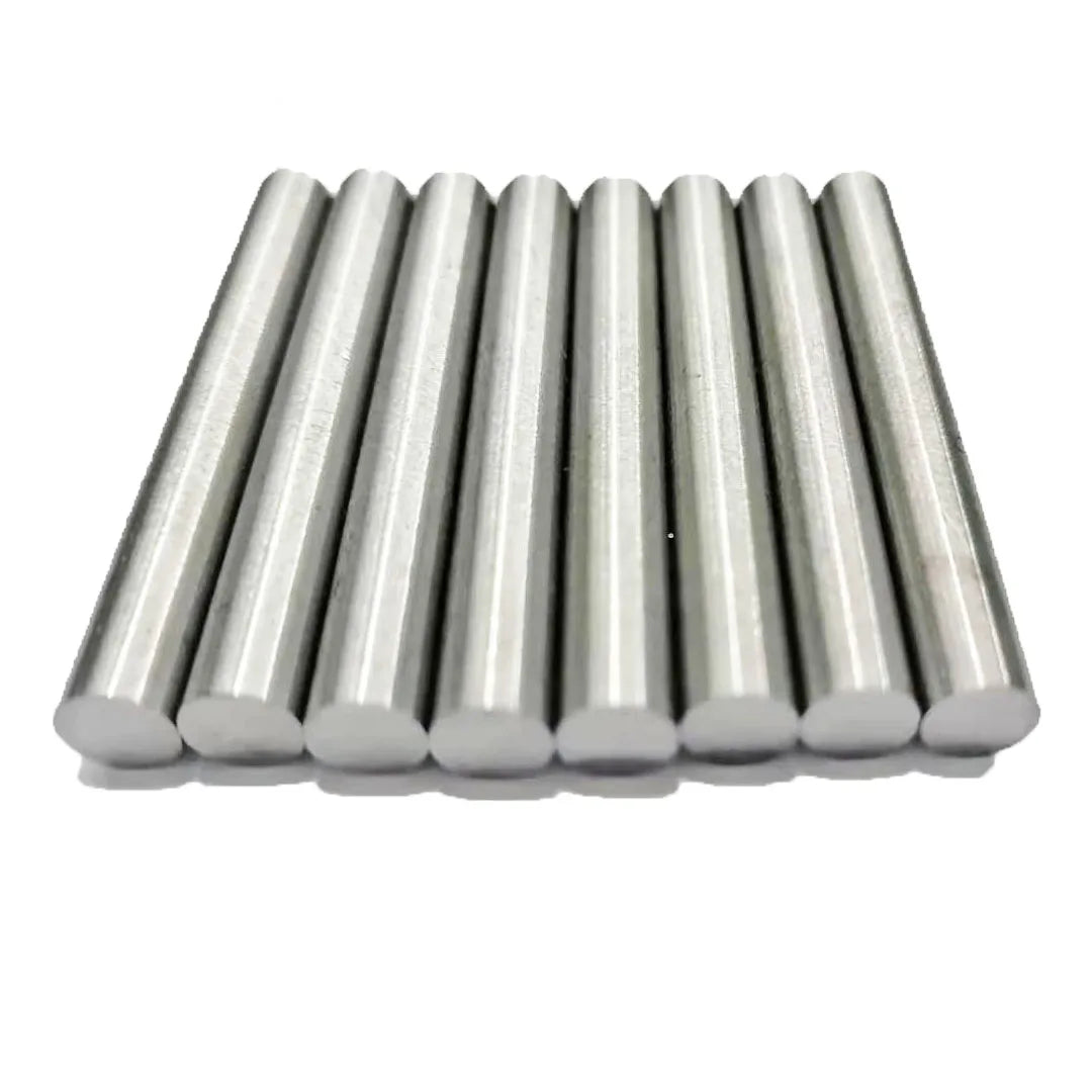 High Hardness 91HRA Polished OEM Tungsten Cemented Carbide Rods DP12X/K40 Grade 1.5mm Diameter 50mm Length DINGLI Tools