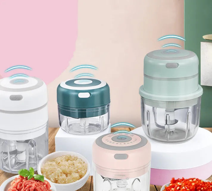 Q11 Kitchen Multi Functional Shredder Garlic Presses Fruits Drain Basket Blade Cutter Manual Automatic Slicer Vegetable Presses