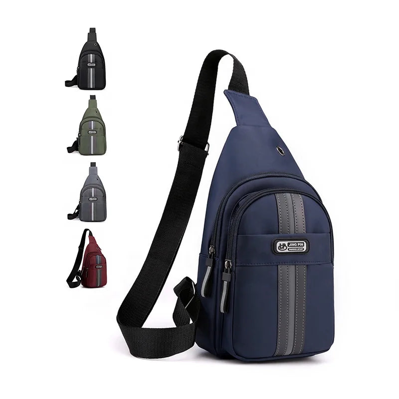 Gelory Wholesale Modern Lightweight Polyester Single Shoulder Bag Crossbody Chest Bag for Outdoor Walking Biking Travel Cycling