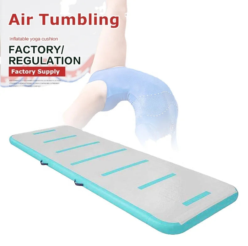 2026 Inflatable Exercise Yoga Mat Tumbling Gymnastics Mat Cheap air Track Surf Balance Mat