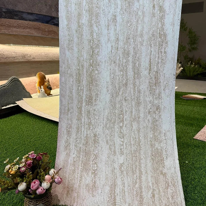 Competitive Price Flexible Slate Stone Veneer Wall Board MCM Rammed Earth Veneer Tile with 3D Model Design Solution