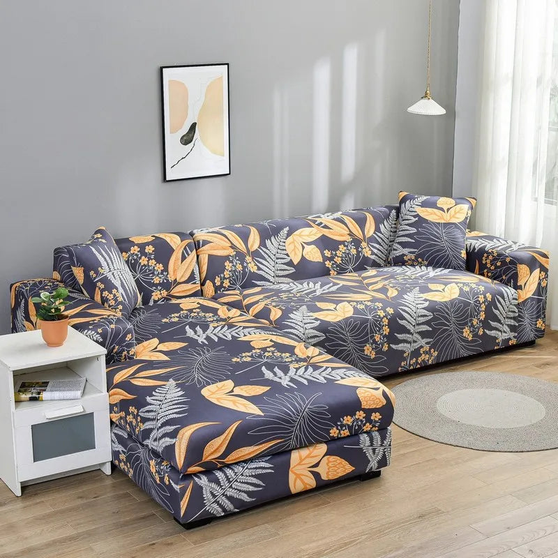 Hot Sale Quality Antyskid Protection Suitable Dustproof Multicolored Spandex Polyester Couch Cover for Sofa Bedroom