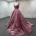 Jancember 9854 Pink Princess Modest Evening Gowns Dresses for Women Wedding