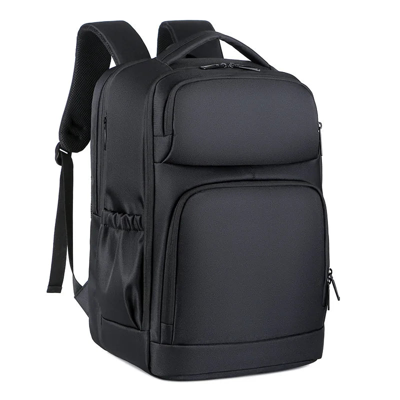 Large 15.6" USB Waterproof Oxford Laptop Backpack with Zipper Closure Unisex Fashion Design for Travel School & Business Use