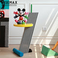 WISEMAX FURNITURE Special Shape Design Colorful Side Table Wooden Coffee Table Living Room Sofa Corner Table
