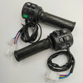 Electric Bicycle Throttle With Integrated Switch Speed Control Handle Assembly Handlebar Scooter Grips+light Horn 3 Speed Button