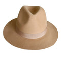 New Camel Men's Luxury Fedora Dress Hats 100% Australian Wool Felt Feather Gentleman Borsalino Trilby for Business Outdoor
