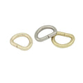 Nolvo World 13*10 mm 1/2"  Wholesale Handbag Hardware Accessories for Shoe Bags d Ring Buckle d Ring Zinc Alloy d Ring