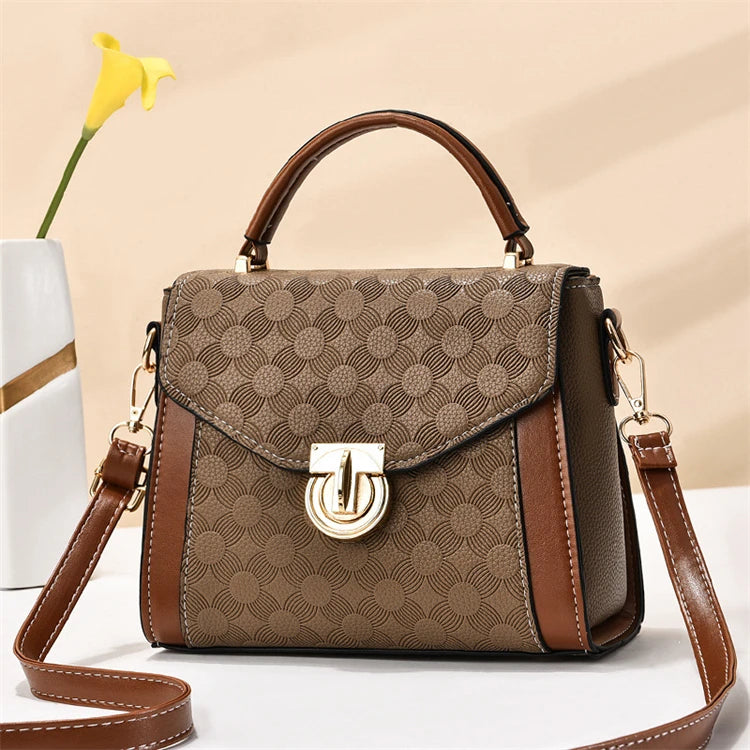 Korean Medium Size Tote Blank Leather Luxury Women Hand Bags Low Price