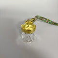 3ml Car Pendant Gold Cat Lid Round Perfume Glass Bottle air Freshening Preparation Perfume Pendant for Ca