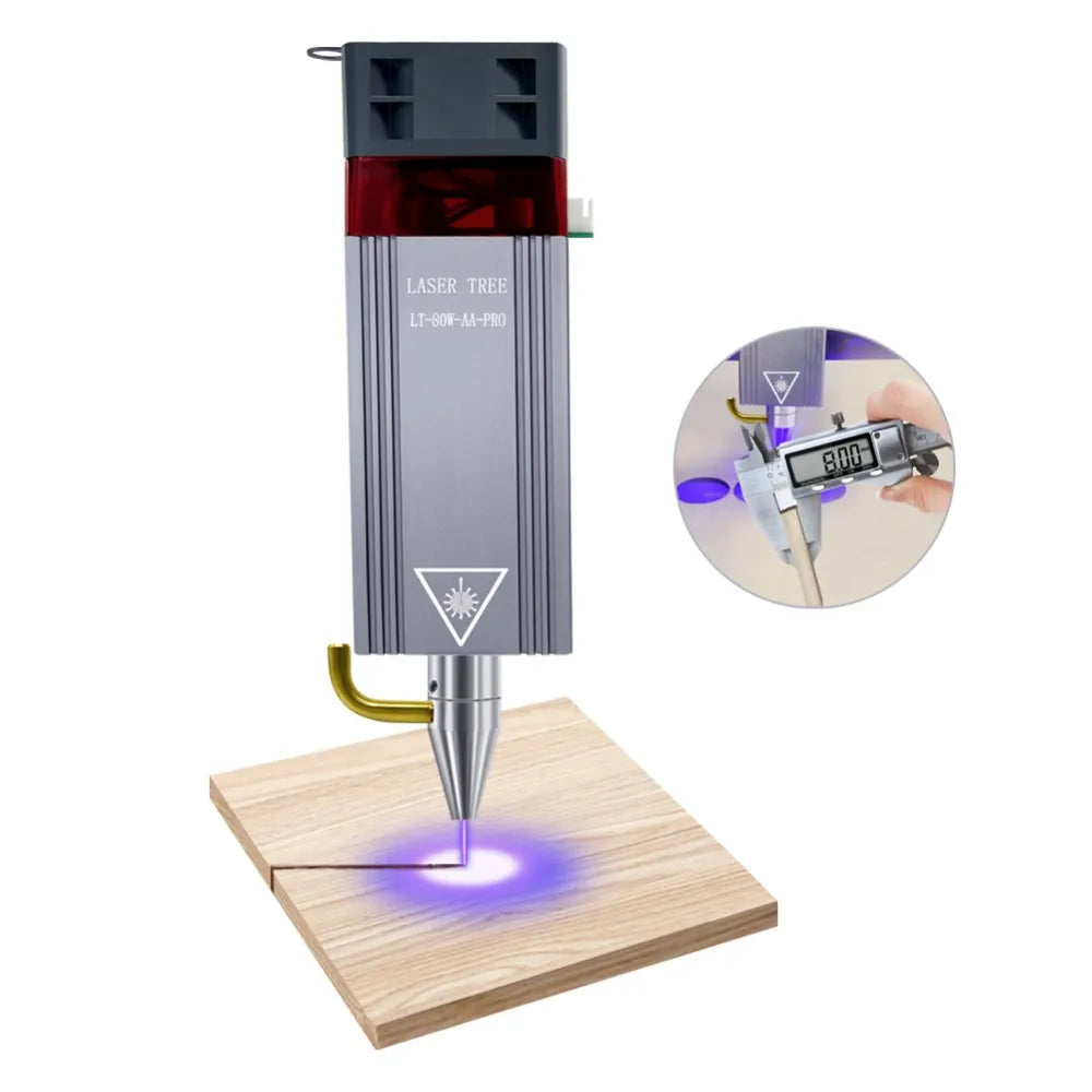 LASE TREE Laser Module 10w Laser Engraving Head Lazer Module Wood Cutting and Engraving Working Tools with air Assist Module