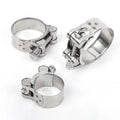 Single Head 304 Stainless Steel Strong Clamp Reinforced Fixed Hose Clamp for Water Pipes Metric Measurement System