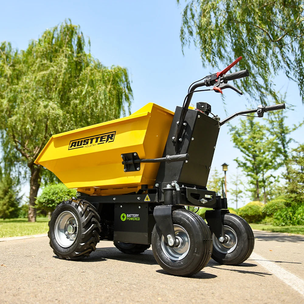 AUSTTER CE Approved 500kg Load Battery Power Wheel Barrow Mini Dumper Electric Truck Mini Dumper