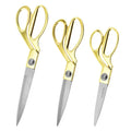 Professional Heavy Duty DIY Smooth Stainless Steel Fabric Scissors Premium 8 Inch Gold Tailor Scissors Leather Cutting Sewing