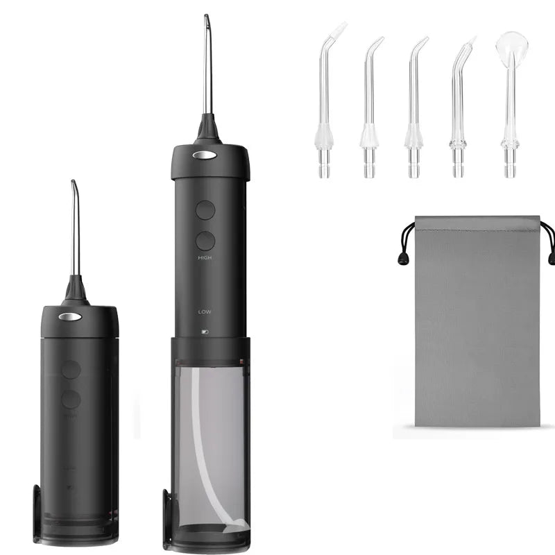 Portable Cordless USB Rechargeable Mini Jet Electronic Water Dental Flosser for Oral Irrigator Teeth Cleaning Machine
