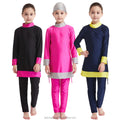 Muslim Kids Swimwear Girls Modest Islamic Summer Beach Swim Wear Arab Children Beachwear Burkinis Swimsuit Sport Bathing Suit