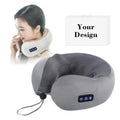 New 2025 Portable Neck Support Travel Pillow Neck Pain Pillow U-shaped Neck Massage Pillow with Heating for Travel Use