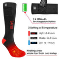 Winter Warm Sports Socks Men Women Skiing Hiking Thermal Rechargeable Battery Heated Socks