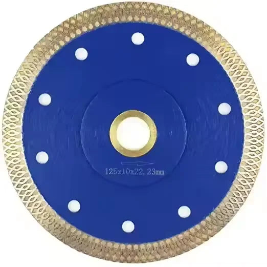 125mm Tile Cutter Blades 5'' Ultra Thin Mesh Porcelain Diamond Saw Blade Marble Diamond Disc for Porcelain Ceramic Tile Marble