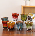 Wholesale Japanese Ceramic Coffee Mug Kiln-Changed Porcelain Personal Kung Fu Cups Single Pottery Drinkware Tea Cups & Saucers