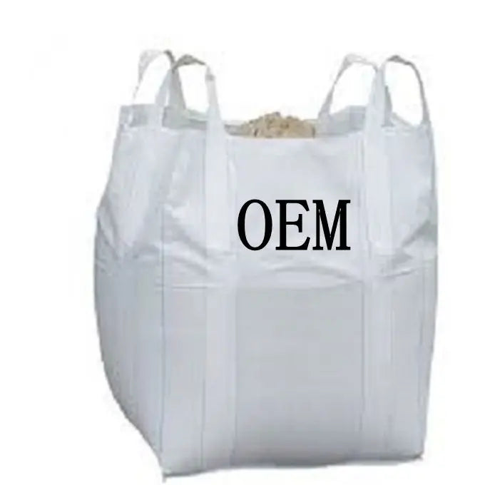 EGP Polypropylene 1000kg Capacity FIBC Bag 1000kg Flour Big Jumbo Bag Spout and Valve 1 Ton Flour Bulk Bag Super Sack Breathable