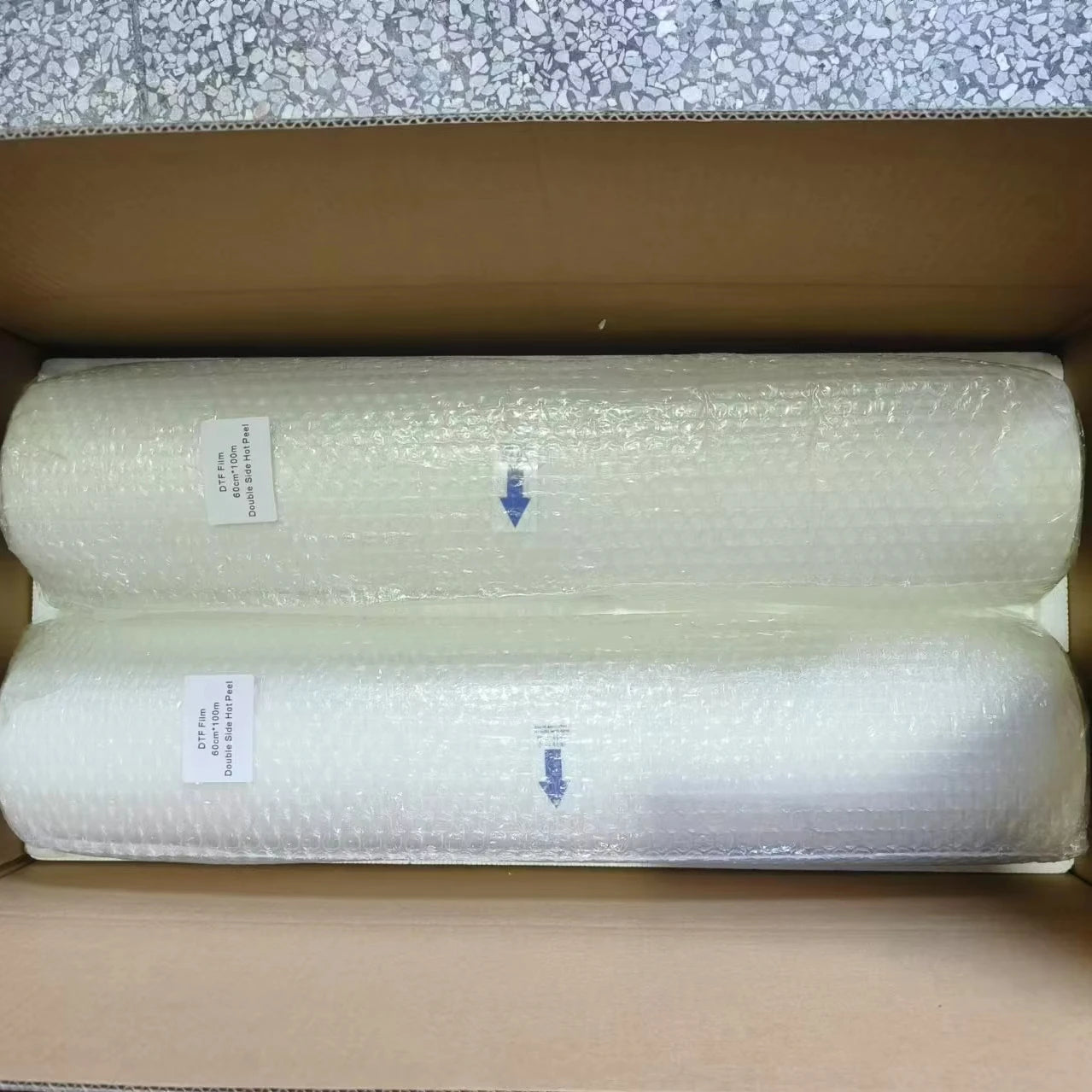 Factory Direct Sale Dtf Printing Machine Ink Printable Roll-to-Roll DTF Roll 60cm Hot Peel DTF PET Film Support Customization