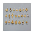 European American Style Rose Water Drop 18K Gold Plated Stainless Steel Necklace Retro Versatile Angel Pendant Necklace