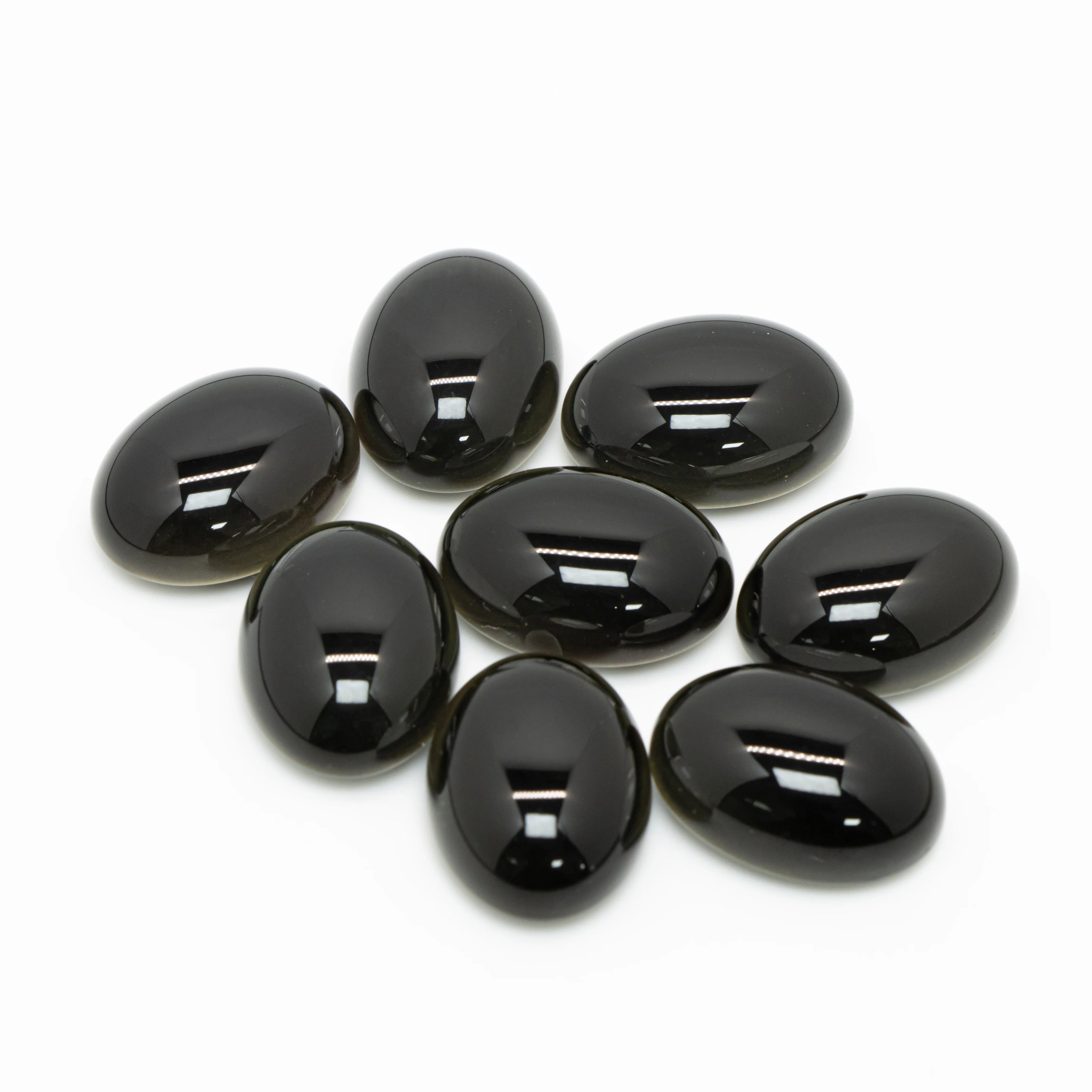 Factory Price High Quality 15*20mm Cabochon Oval Cut Color Change Glass for Jewelry Making
