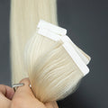 Wholesale 100% Human Hair Russian Full Length Human Hair Extensions Double Weft Tape in Human Hair Extensions