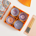 Wholesale Custom Cheap Nordic Large Small Handmade Colorful Bohemian Sauce Fruits Salad Soup Ceramic Bowls Gift Set