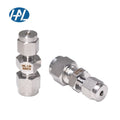 25mm Brass Compression Fittings 304/316 Stainless Steel Double Ferrule Reducing Union Pipe Fittings