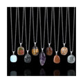 H&P Europe and America Fashion Irregular Stone Necklace Crystal Necklace Pendant Natural Stone Necklace