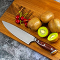 8 Inch 3cr13 Stainless Steel Kitchen Knife Ergonomic Pakka Wood Handle Kitchen Chef Knife
