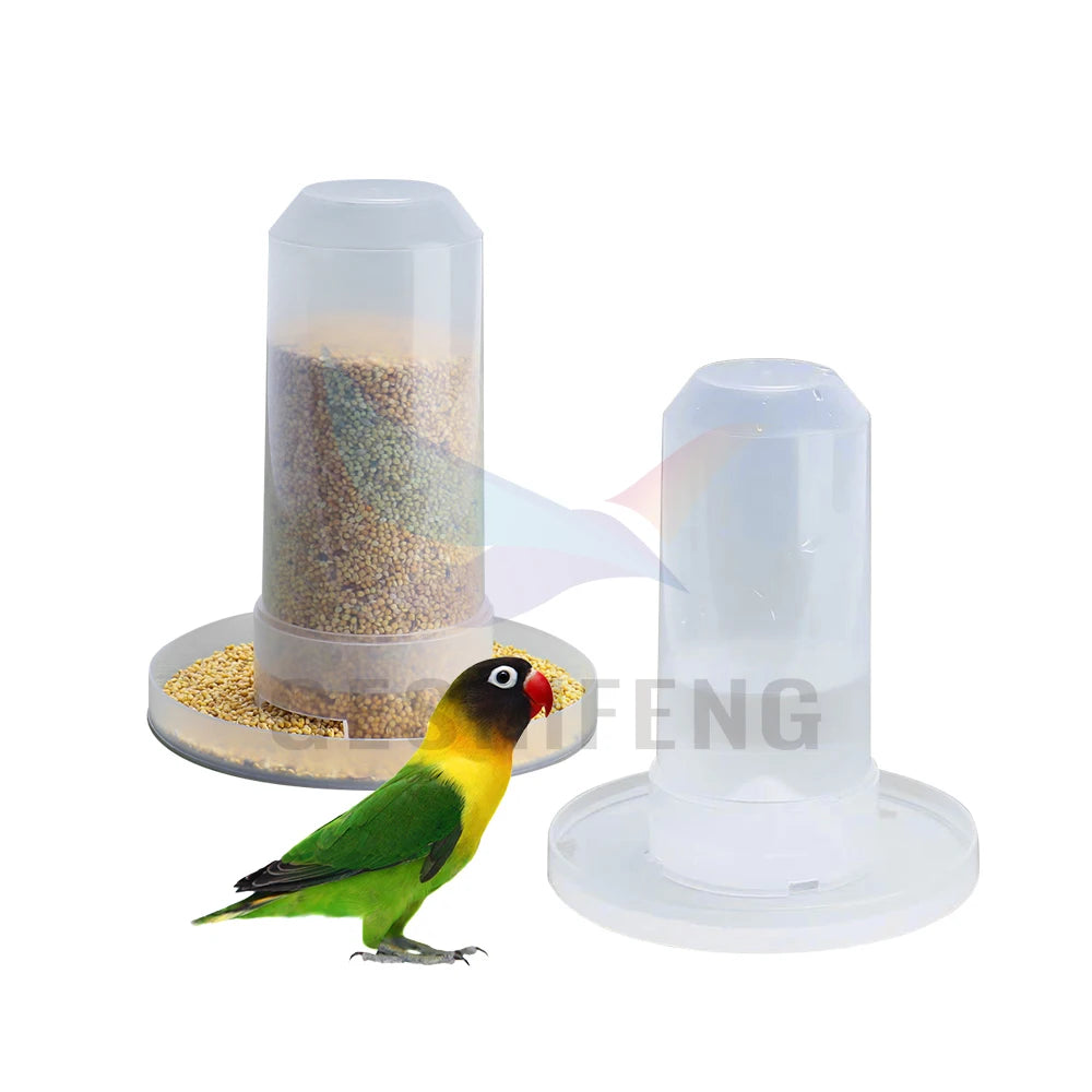 Automatic Birds Feeder Poultry Chicken Breed Food Water Fountain Pigeon Trough Feeders