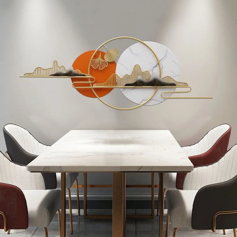 150x55 Dropshipping Products 2024 Luxury Interior Design Living Room Metal Home Wall Arts Decoration Items for Home House Decor