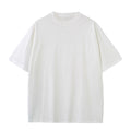 230 Gsm Heavy Weight Solid 100% Cotton Round Neck Loose Fit Anti-Wrinkle Breathable Custom Design Blank Mens T-Shirt
