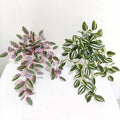 New Design Artificial Plastic Leaf Vine Artificial Hanging Plant Decorative Greenery