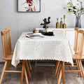 Jacquard Polyester Table Cloth Wedding Dinner Wholesale Cheap Christmas Tablecloth OEM Customized Fabric Size Party Table Cover