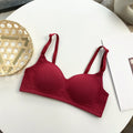 Wholesalers Adult Women's Camisole No Steel Ring Push-up Developmental Stage Thin Knitted Nylon