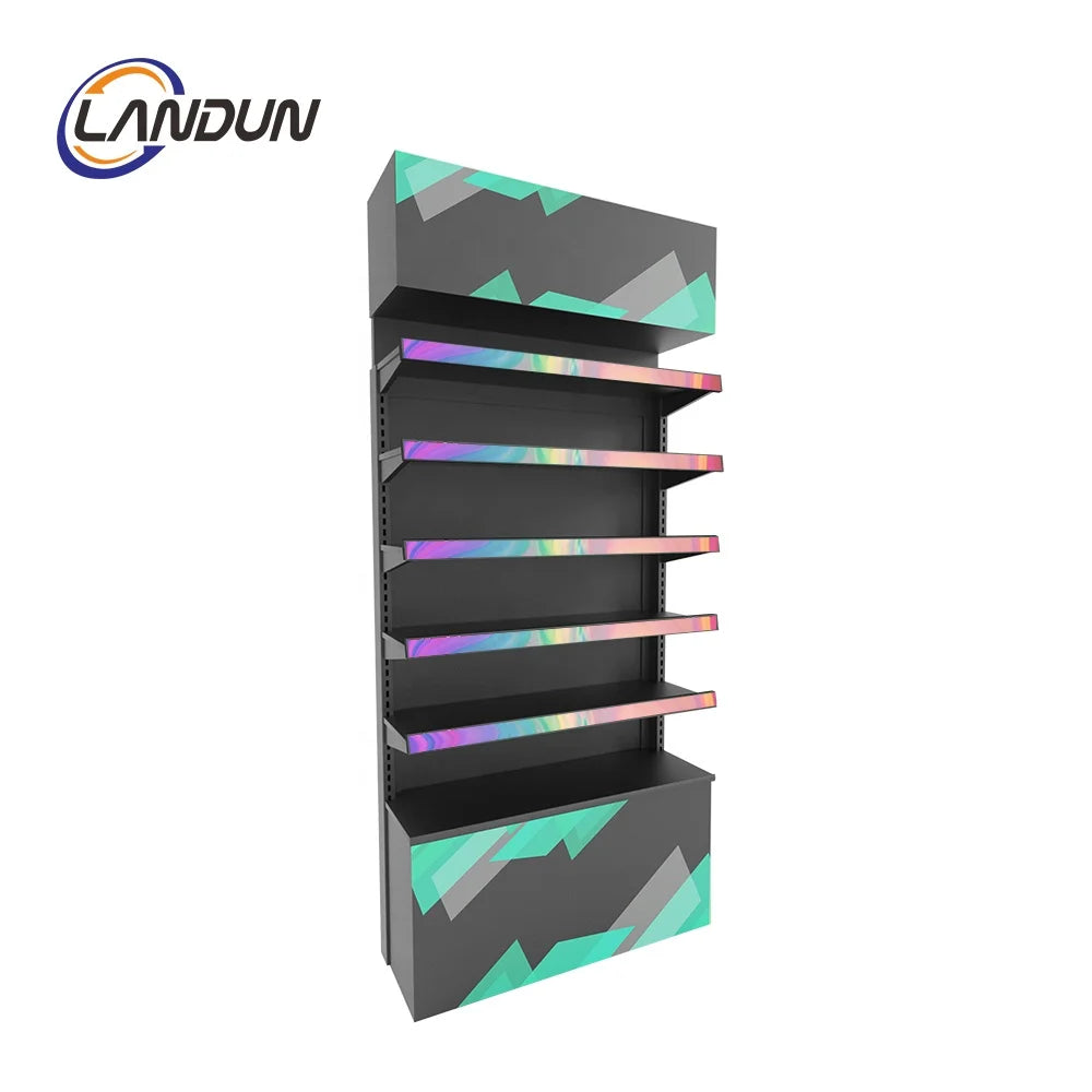 24.2 Inch LCD Screen Stretched Bar Digital Shelf Edge Display Heavy Duty Supermarket Rack