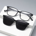Men Women TR90 Magnetic Clip on Sunglasses Polarized UV400 Protection Spectacle Frames