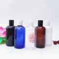 IBELONG Hot Sale 250ml Blue White Amber Clear Black Short Fat Cosmetic PET Plastic Bottle with Press Cap Packaging Supplier MegaBDM