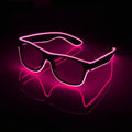 Hot Sale Light up Glasses Colorful Glow in the Dark Sunglasses Party Toys Cosplay Led Light up Glasses Led Visor Sunglasses