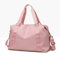 New Trendy Pink Waterproof Oxford Gym Bag Unisex Outdoor Travel Custom Logo Large Capacity Pink Duffle Bag