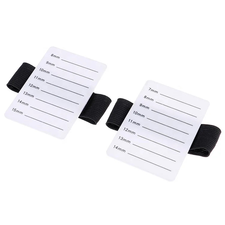 Wholesale Hand Held Acrylic Crystal Lash Palette Tray Gule Tile Pallet Holder for Eyelash Extensions