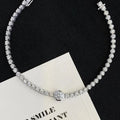 RUYI Diamond Tennis Bracelet 3cts Iced Out 18k Gold VVS VS Quality Round Cut Tennis Bracelet
