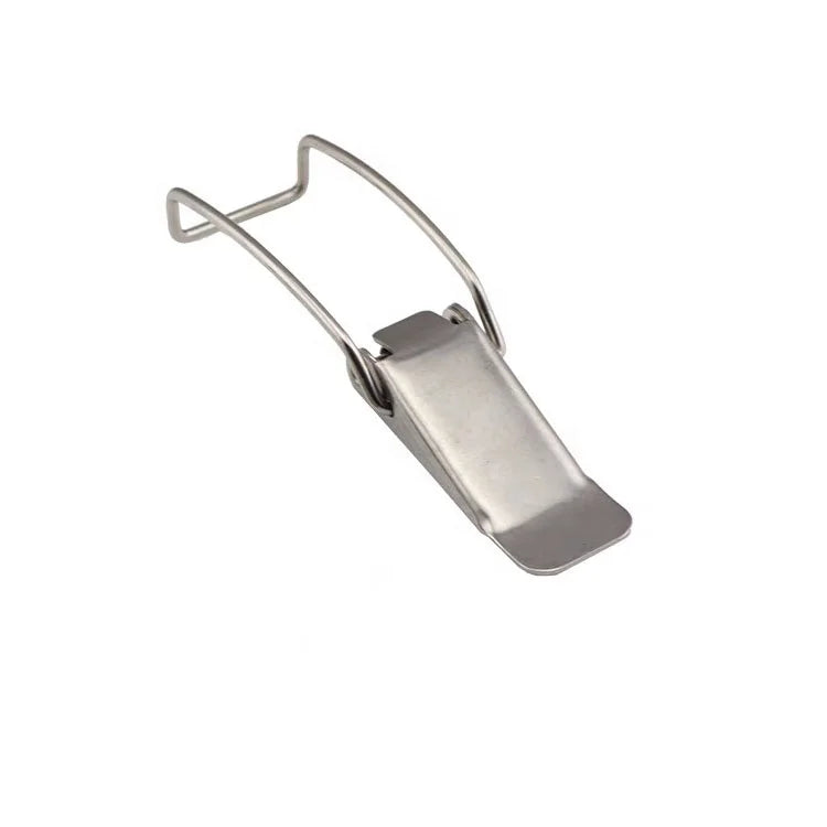 Ruilichuang J111 Iron Light Duty 40KG Capacity Nickel Plated Spring Claw Latch for Toolbox Packed in Carton Box & Bag